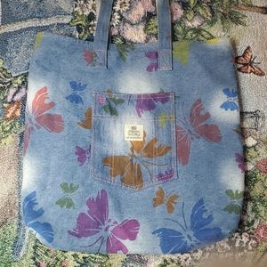 BDG Urban Outfitters Butterfly Denim Tote Bag